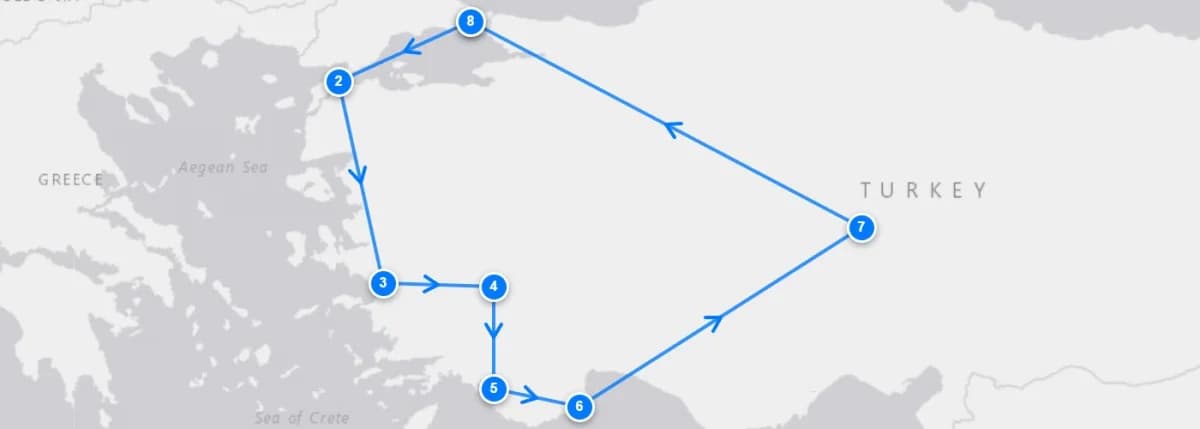 Farout Explorer route map