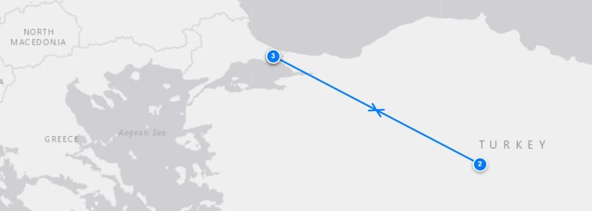 Istanbul And Cappadocia route map