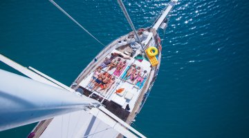Cruising Clear Blue Waters
