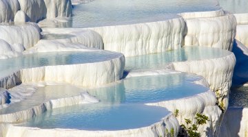 Pamukkales Stepped White Pools